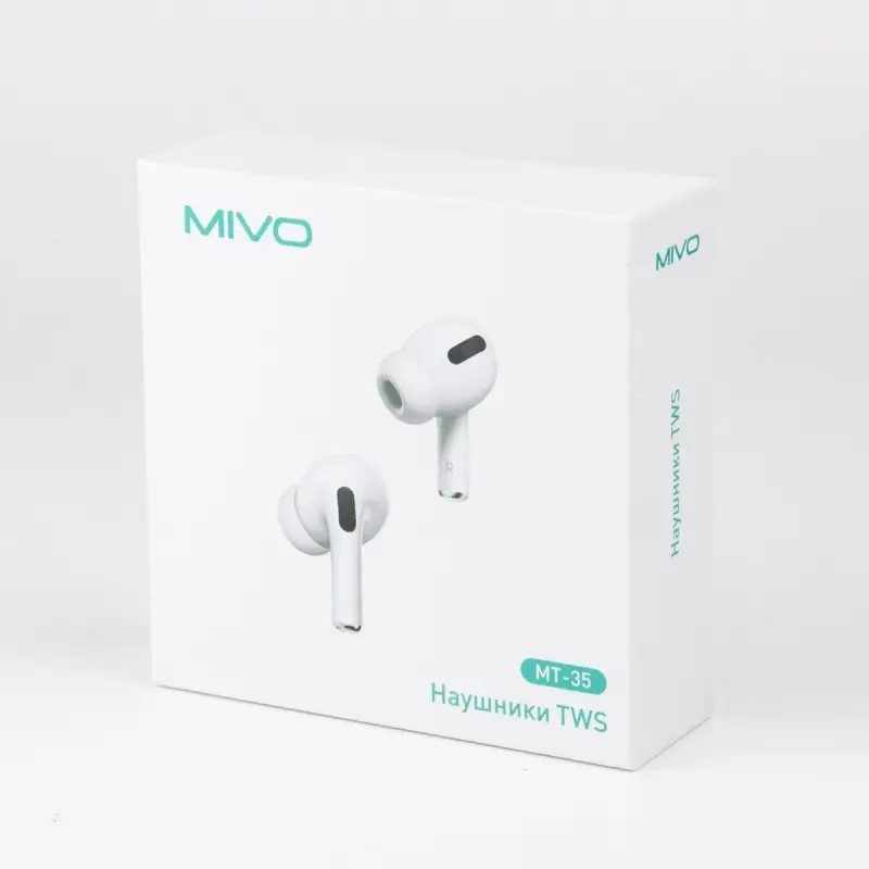Наушники беспроводные с микрофоном MIVO MT-35 Наушники беспроводные с микрофоном MIVO MT-35