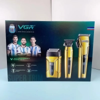 Набор для стрижки волос 3в1 VGR V-694 Желтый