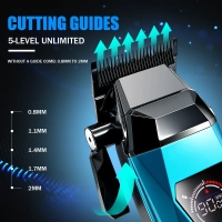 Набор для стрижки волос 2в1 VGR V-877 S2 Бирюзовый