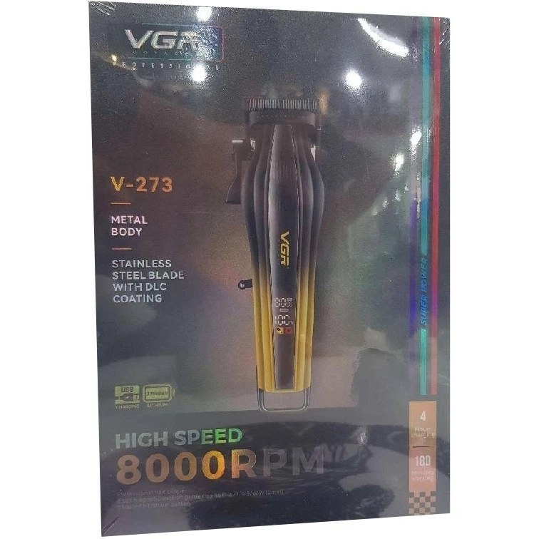 Машинка для стрижки волос VGR V-273 Зеленая Машинка для стрижки волос VGR V-273 Зеленая