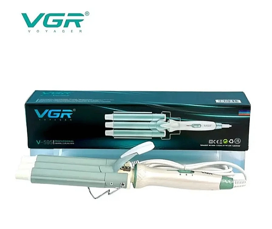 Стайлер для волос трехволновой VGR V-595