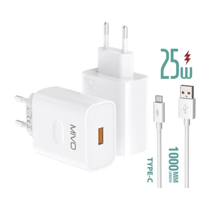 Сетевое зарядное устройство MIVO MP-250Q 25w Сетевое зарядное устройство MIVO MP-250Q 25w