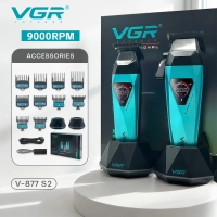 Набор для стрижки волос 2в1 VGR V-877 S2 Бирюзовый