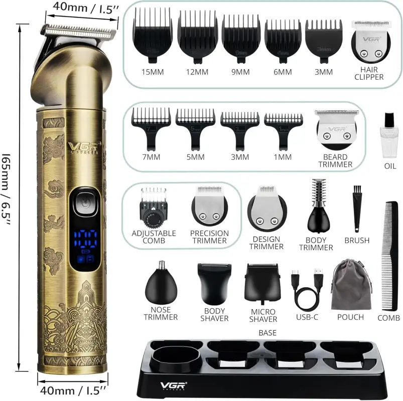 Триммер Набор 8в1 VGR V-110