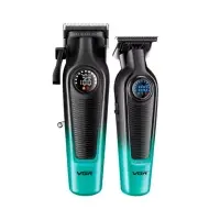 Набор для стрижки волос 2в1 VGR V-196&996 Зеленый