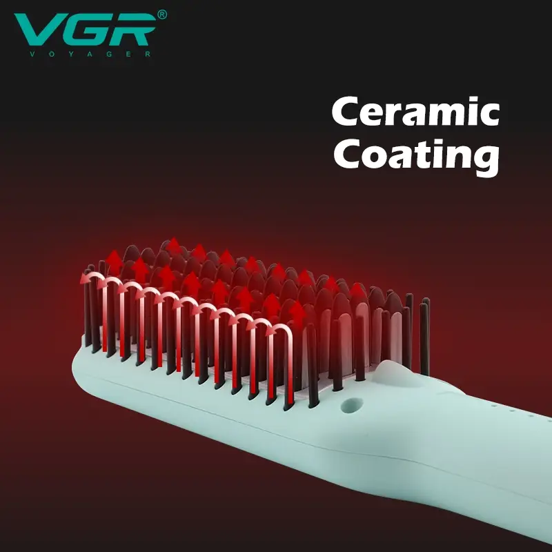 Расческа Щетка Фен VGR V-592 Зеленая Расческа Щетка Фен VGR V-592 Зеленая