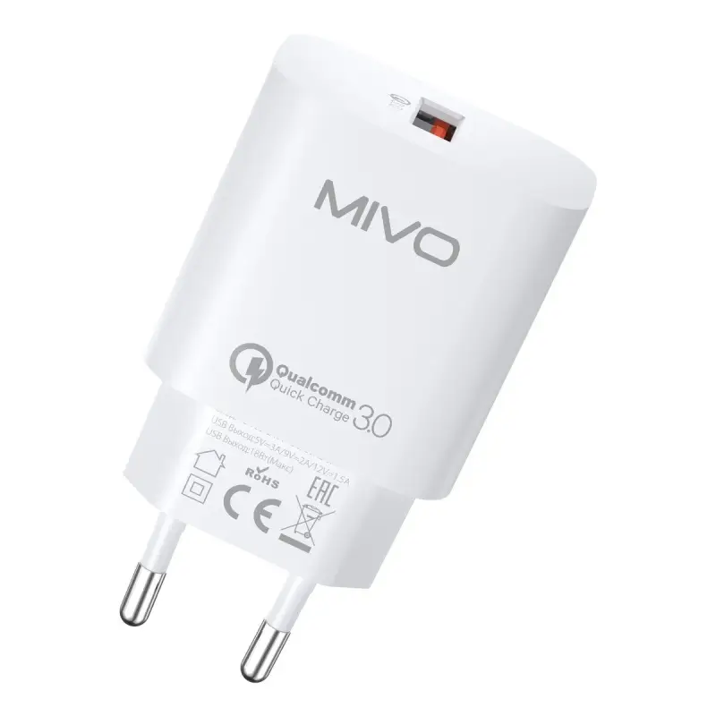 Сетевое зарядное устройство MIVO MP-328Q 18w Сетевое зарядное устройство MIVO MP-328Q 18w