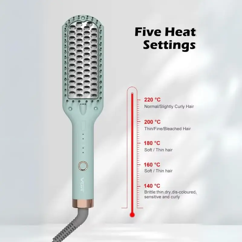 Расческа Щетка Фен VGR V-592 Зеленая Расческа Щетка Фен VGR V-592 Зеленая