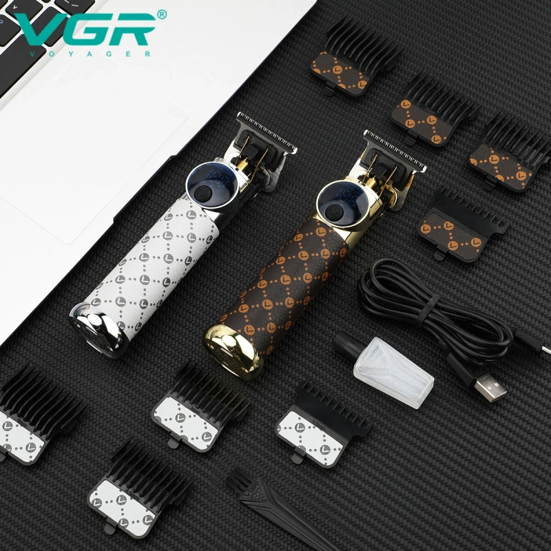 Триммер для стрижки волос VGR V-942 Коричневый