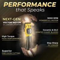 Машинка для стрижки волос VGR V-886C Золотая