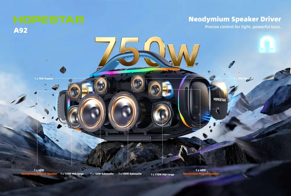 Колонка портативная HOPESTAR A92