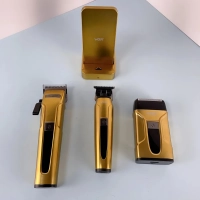 Набор для стрижки волос 3в1 VGR V-694 Желтый