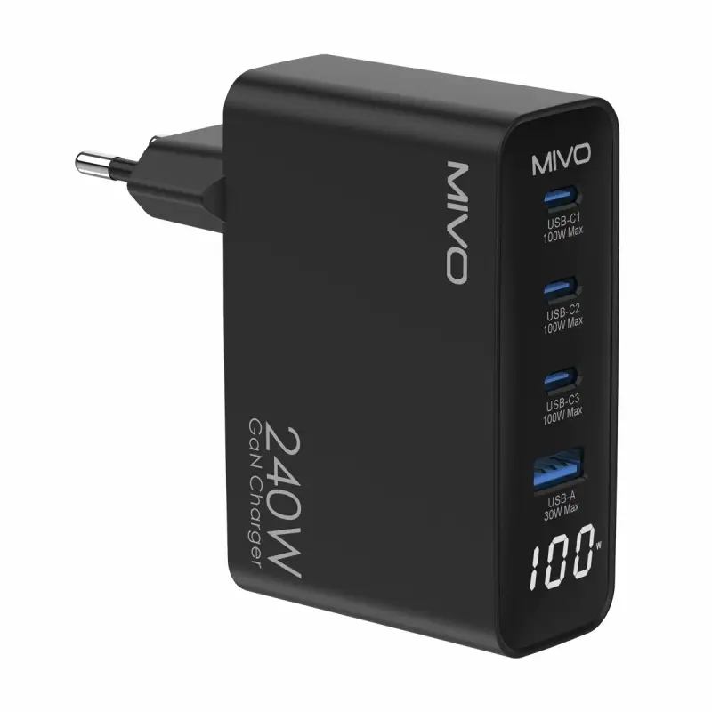 Сетевое зарядное устройство 240w MIVO MP-460Q 240w Сетевое зарядное устройство 240w MIVO MP-460Q 240w