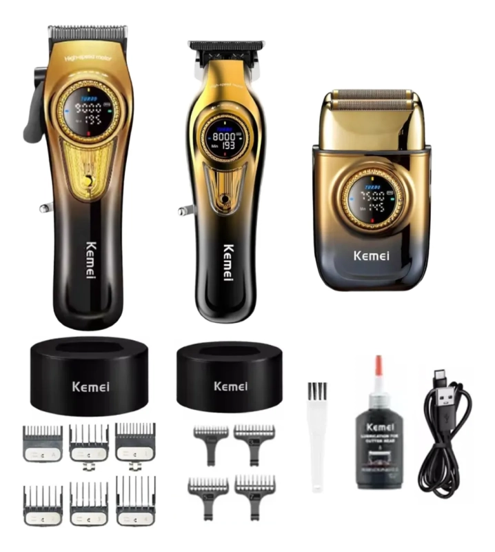 Набор для стрижки волос 3в1 Kemei KM-8557 Набор для стрижки волос 3в1 Kemei KM-8557