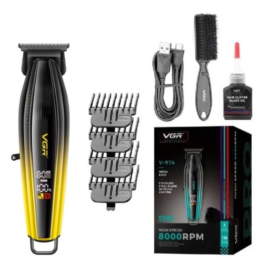 Триммер для стрижки волос VGR V-974 Желтый