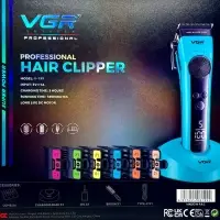 Машинка для стрижки волос VGR V-199 Бирюзовая