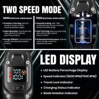 Триммер для стрижки волос VGR V-964 Черный