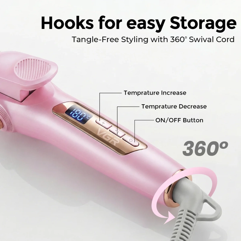 Плойка Выпрямитель Гофре Стайлер 4в1 VGR V-570 Зеленая