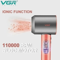 Профессиональный фен для укладки волос VGR V-440 красный