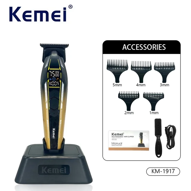 Триммер для стрижки волос Kemei KM-1917