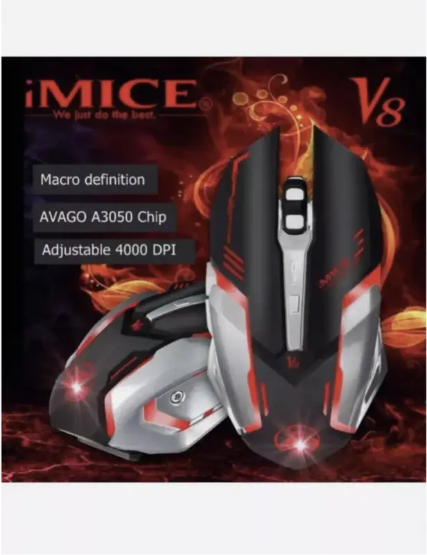 Игровая компьютерная проводная мышь iMICE V8 Игровая компьютерная проводная мышь iMICE V8