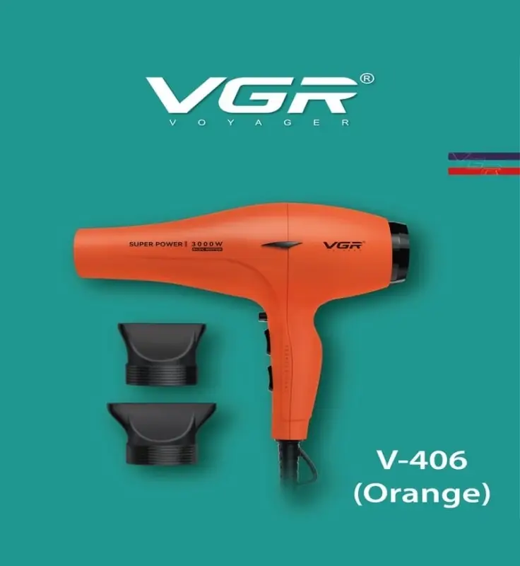 Фен для волос VGR V-406 Оранжевый Фен для волос VGR V-406 Оранжевый