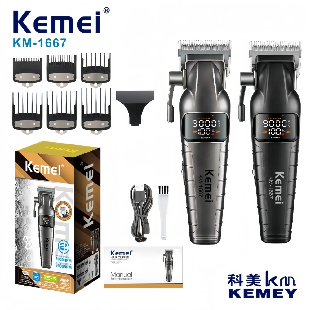 Машинка для стрижки волос Kemei KM-1667