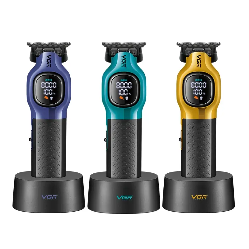 Триммер для стрижки волос VGR V-886T Фиолетовый