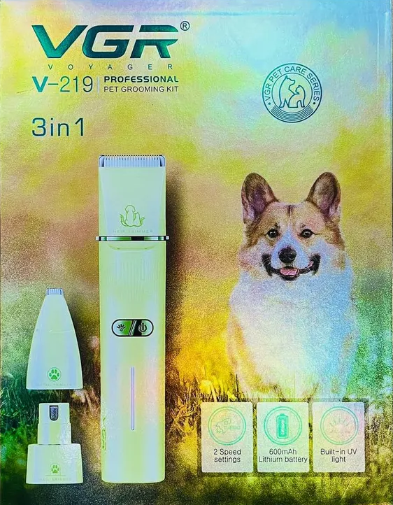 Набор для груминга 3в1 VGR V-219 Желтый Набор для груминга 3в1 VGR V-219 Желтый