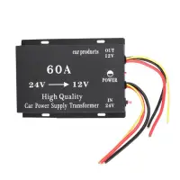 Преобразователь напряжения Инвертор 60A 24V-12V Преобразователь напряжения Инвертор 60A 24V-12V