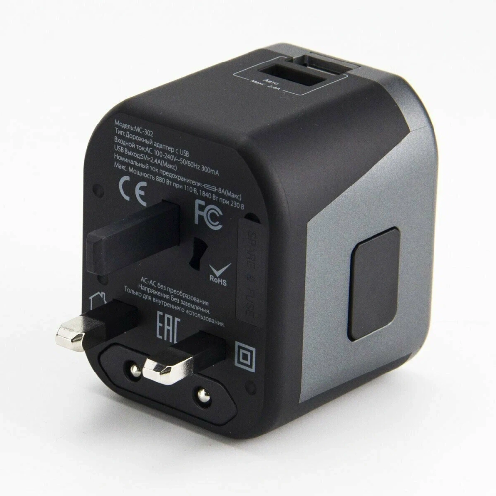 Адаптер дорожный MIVO MC-302 Адаптер дорожный MIVO MC-302