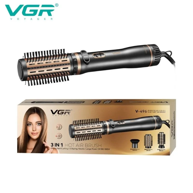 Расческа Щетка Фен 3в1 VGR V-496