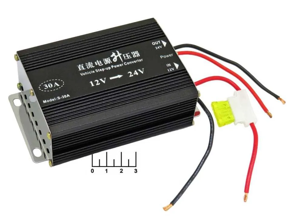 Преобразователь напряжения Инвертор 30A 12V-24V Преобразователь напряжения Инвертор 30A 12V-24V