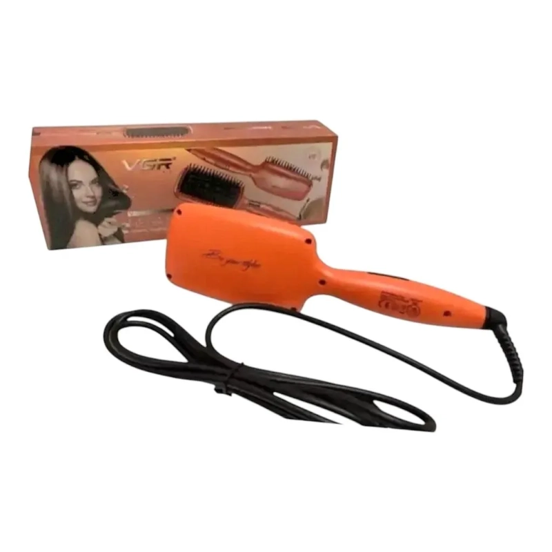 Расческа Щетка Фен VGR V-527 Оранжевая