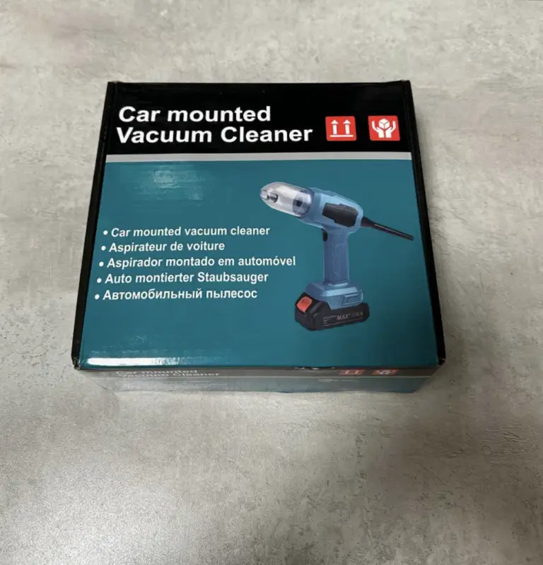 Пылесос автомобильный вакуумный с 2 АКБ Пылесос автомобильный вакуумный с 2 АКБ