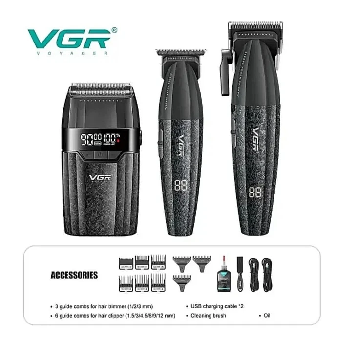 Профессиональный набор для стрижки волос 3в1 VGR V-640S3