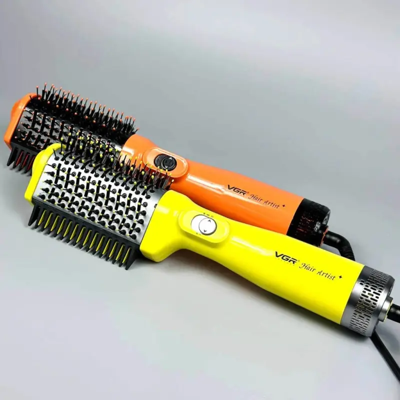 Расческа Щетка Фен VGR V-497 Желтая