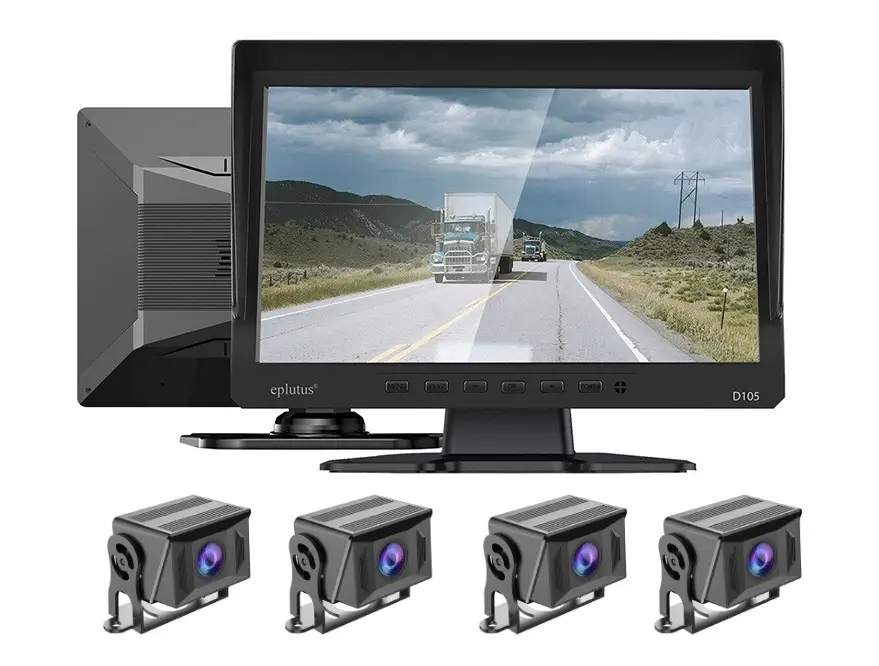 Монитор автомобильный с 4 камерами Eplutus D105 Монитор автомобильный с 4 камерами Eplutus D105