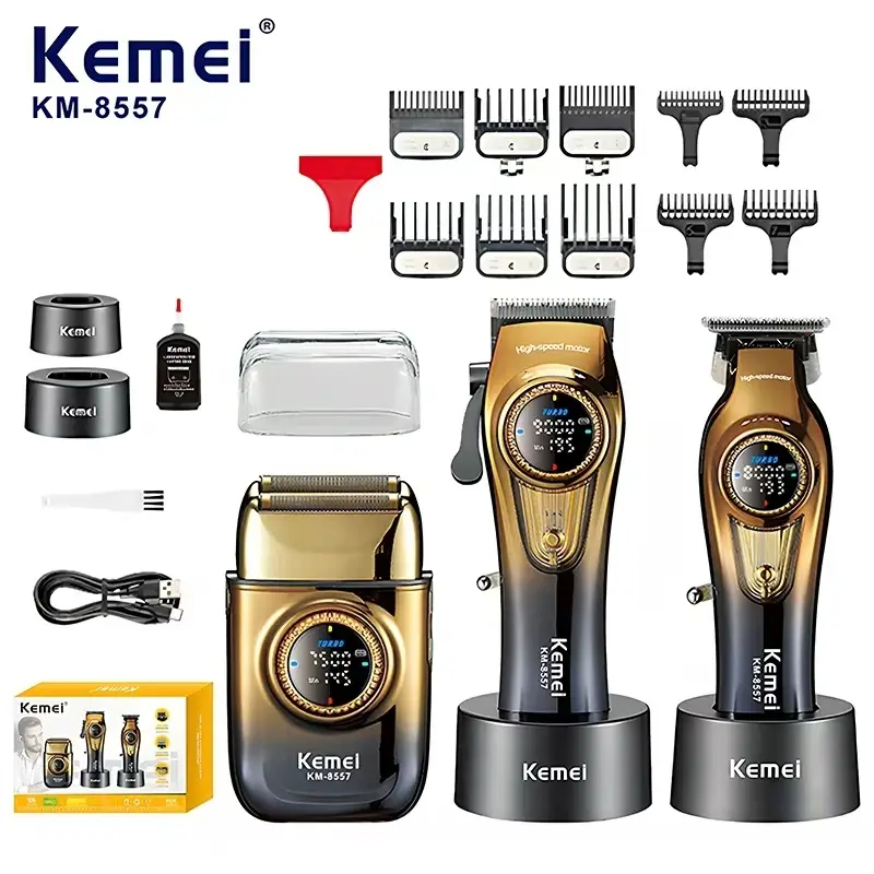 Набор для стрижки волос 3в1 Kemei KM-8557 Набор для стрижки волос 3в1 Kemei KM-8557