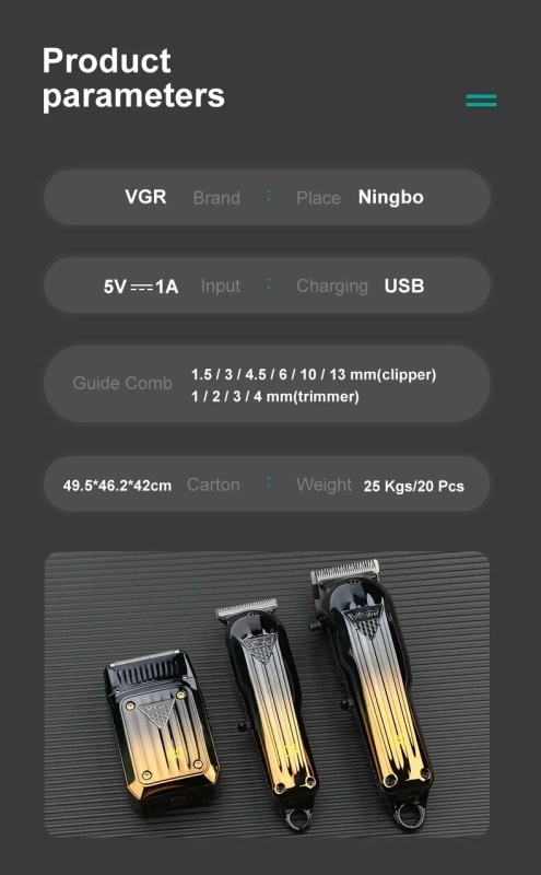 Набор для стрижки волос 3в1 VGR V-644 Набор для стрижки волос 3в1 VGR V-644