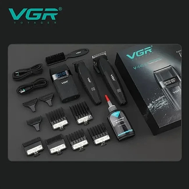 Профессиональный набор для стрижки волос 3в1 VGR V-640S3