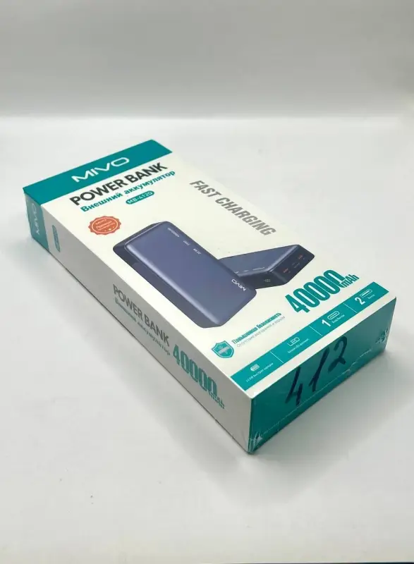 Внешний аккумулятор MIVO MB-412Q 40000мАч