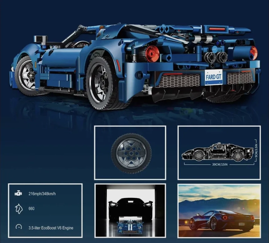 Ford GT 2022 Конструктор 1466д