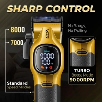 Машинка для стрижки волос VGR V-886C Золотая