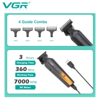 Триммер для стрижки волос VGR V-930 Синий