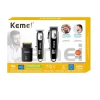Набор 3в1 Шейвер Триммер Машинка Kemei KM-8531