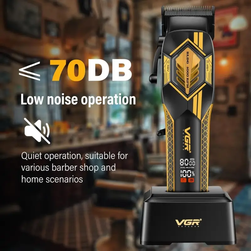 Машинка для стрижки волос VGR V-119 Золотая Машинка для стрижки волос VGR V-119 Золотая