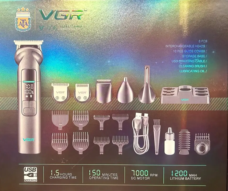 Триммер для стрижки волос 14в1 VGR V-096 Триммер для стрижки волос 14в1 VGR V-096