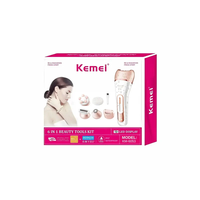 Эпилятор 6в1 Kemei KM-6053 Эпилятор 6в1 Kemei KM-6053