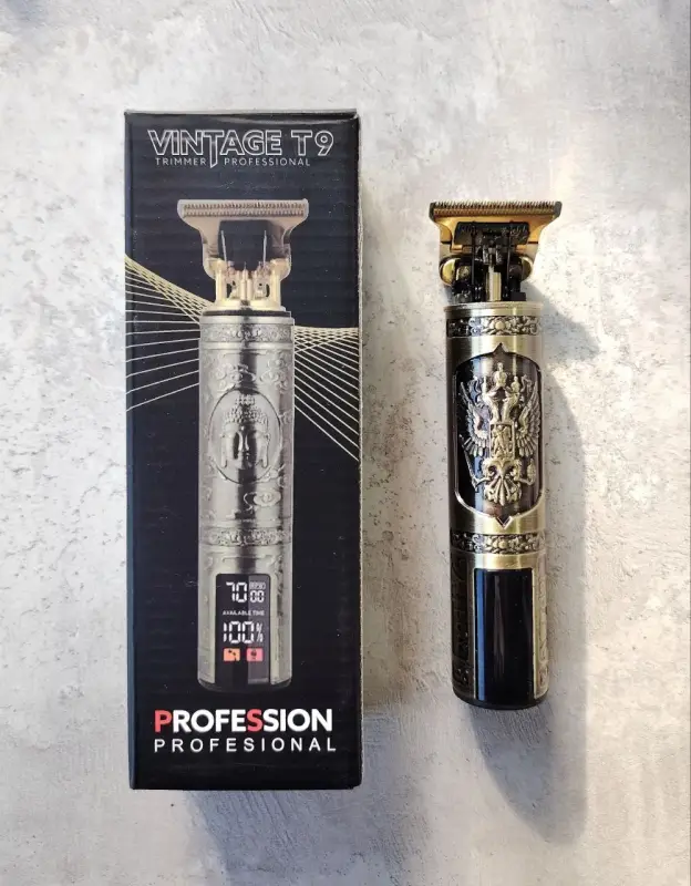 Триммер для стрижки волос Герб Дисплей Золотой Триммер для стрижки волос Герб Дисплей Золотой